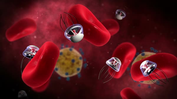 Nanobots in human blood stream