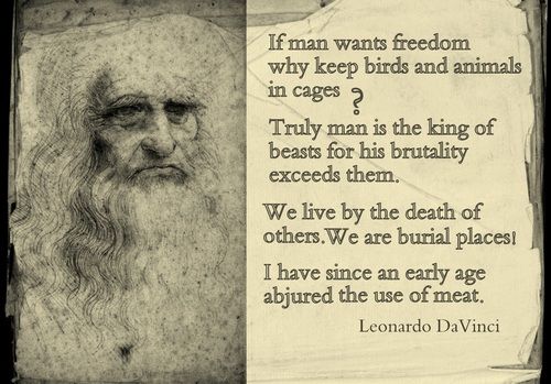 Leonardo Da Vinci on Vegetarianism